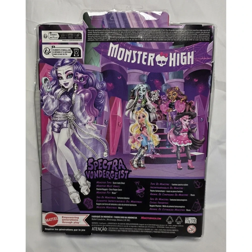Monster‎ High Doll Spectra Vondergeist Mattel 11